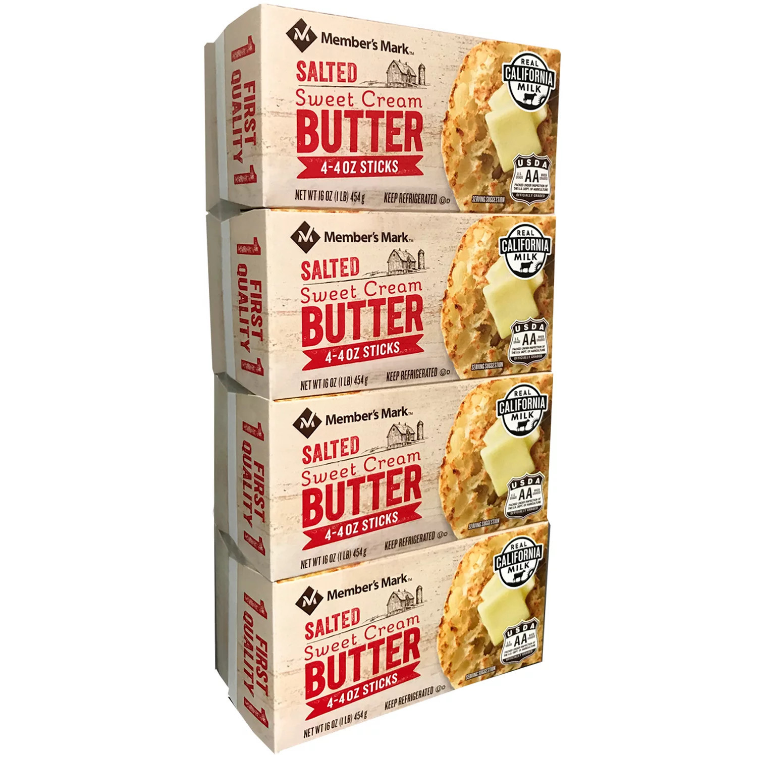 Member's Mark Salted Sweet Cream Butter (4 Pounds) | Sam's Club