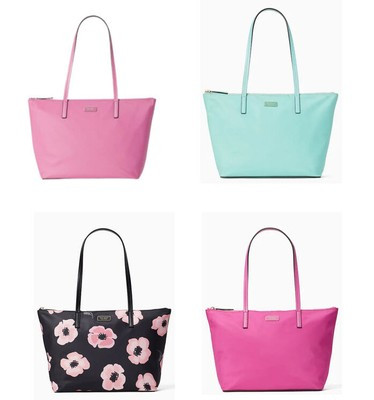 ❤️NWT KATE SPADE  Hayden Top Zip Tote Nylon laptop shoulder bag satchel travel | eBay US