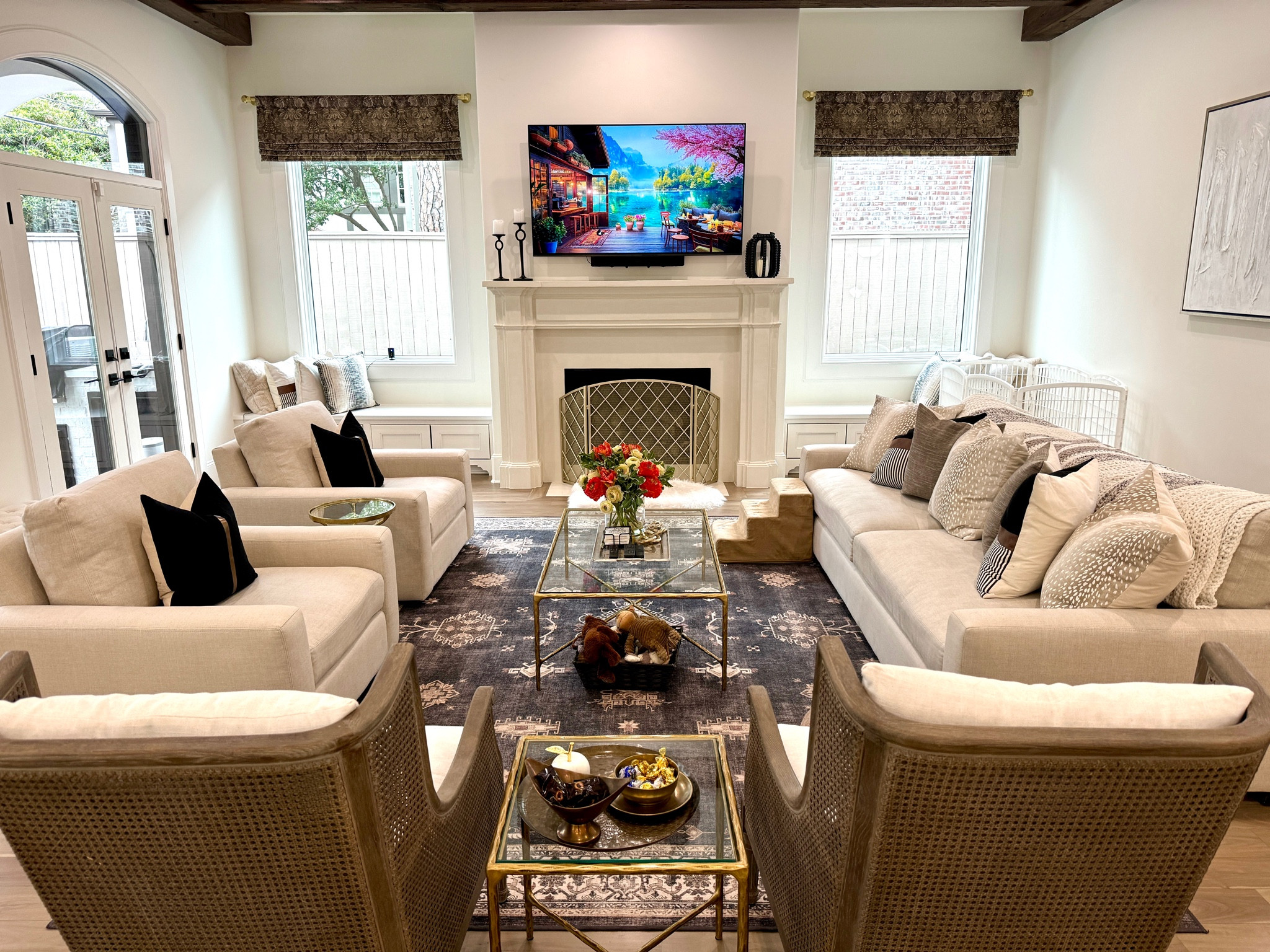 Neutral living room decor. 

#everypiecefits

Home decor
Home decorations
Furniture 
Sofa 
Coffee table 
Accent chair
Area rug 
Home design 

#LTKHome #LTKSummerSales #LTKFamily