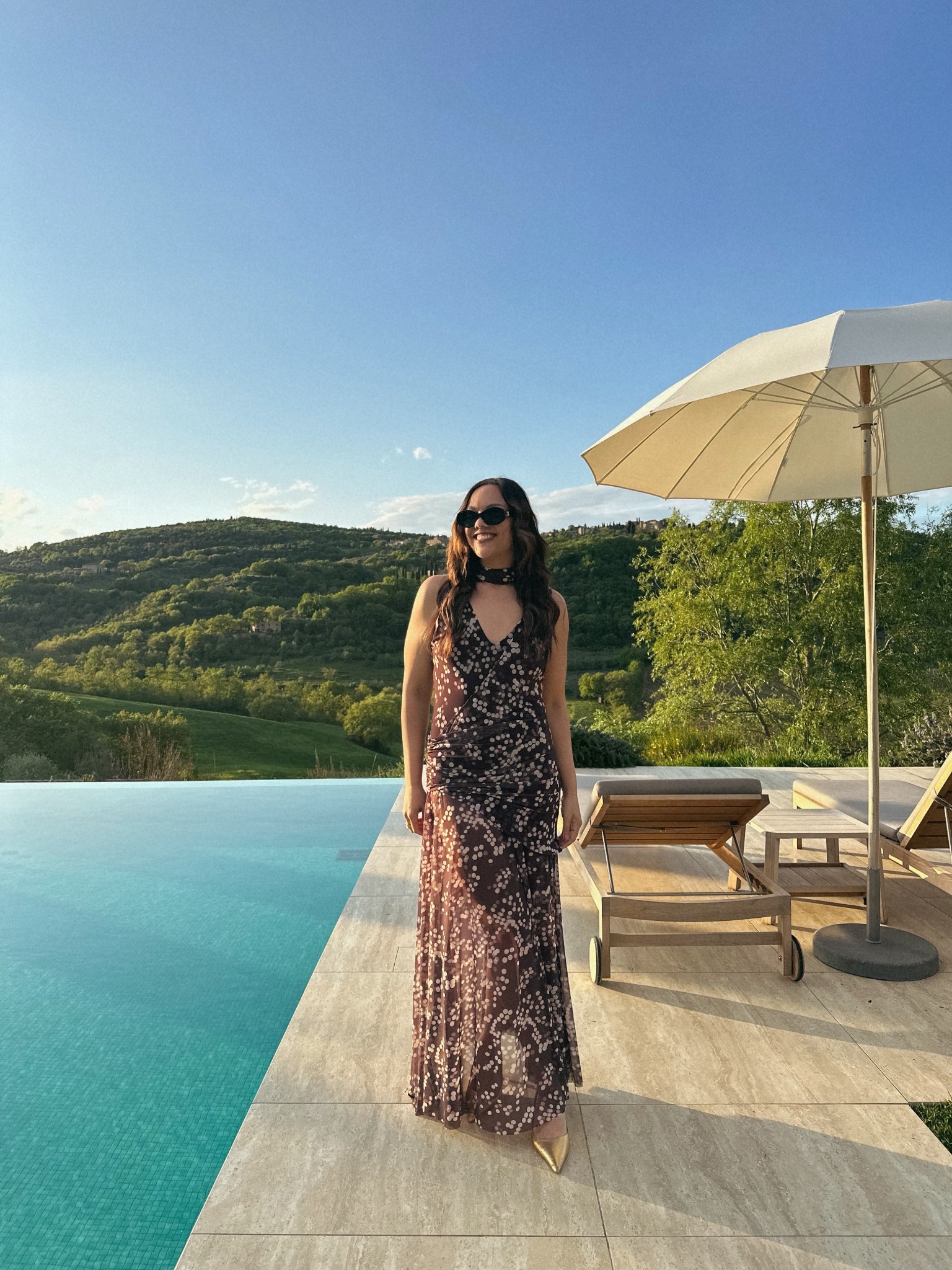 Zara brown polka dot sheer dress with scarf, I have a size large. 


#LTKtravel #LTKsummer #LTKstyletip