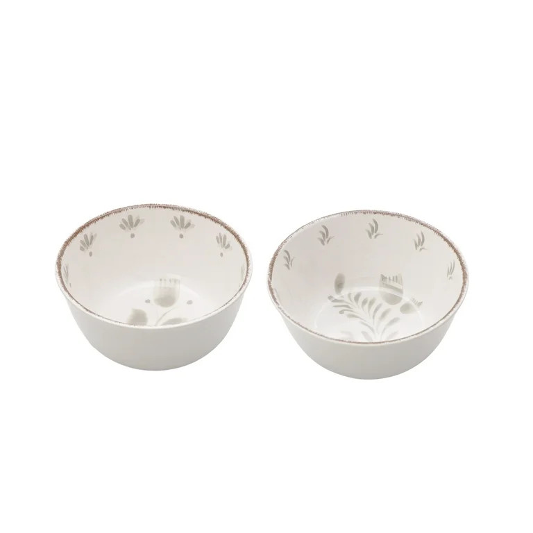 Better Homes & Gardens 2-Pack Bamboo Melamine Dip Bowl Set, Grey | Walmart (US)