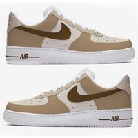 Three Toned Brown Beige Coffee Coloured Air Force 1 - Can Be Customized Hand Painted Custom Sneakers | Etsy (US)