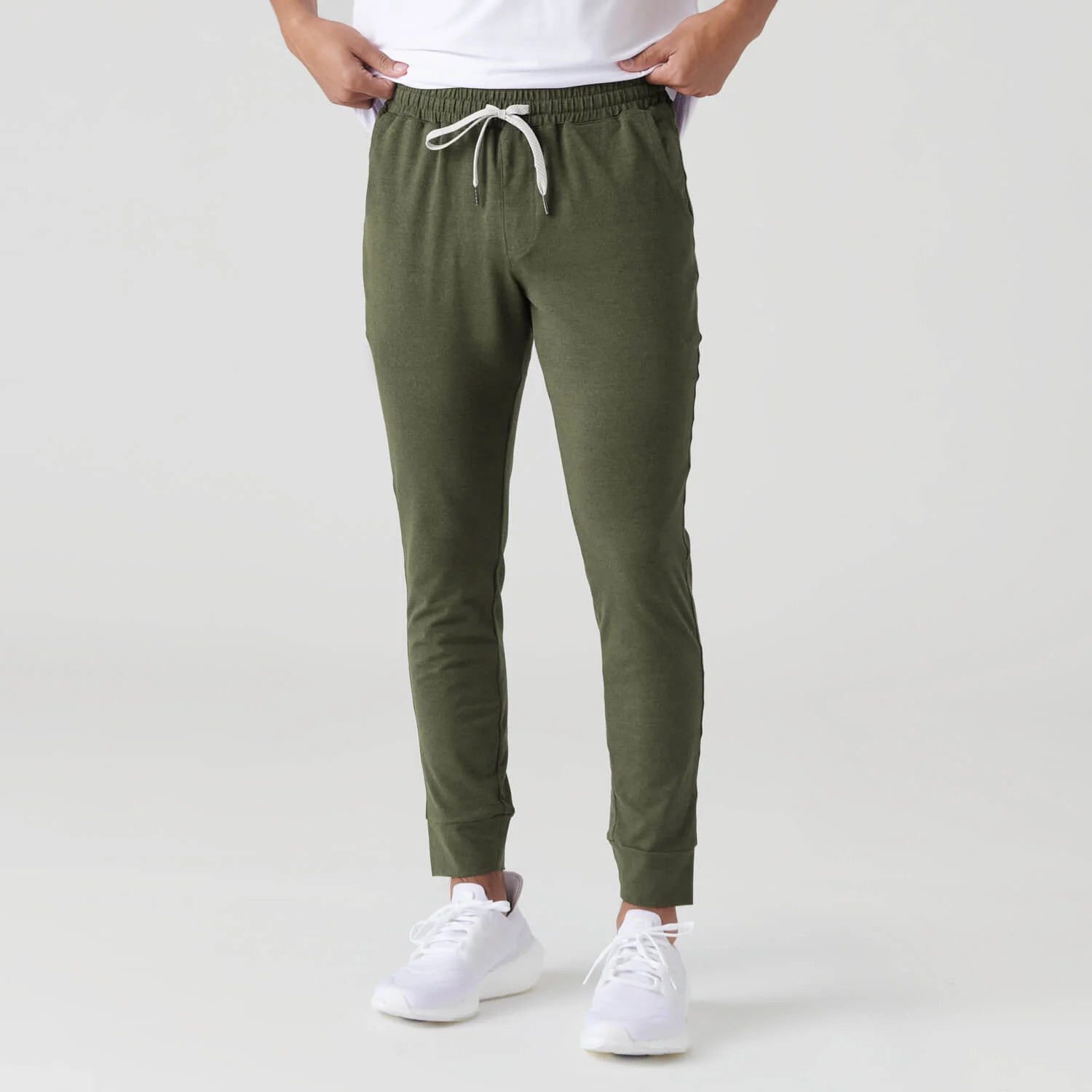Dark Heather Military Green Active Joggers 2XL | True Classic