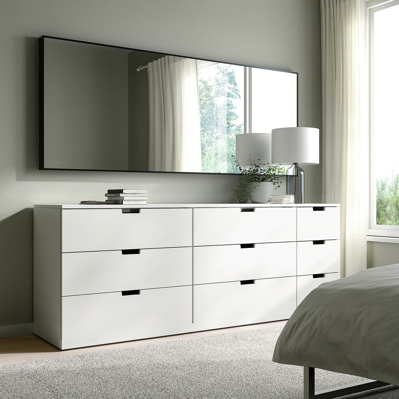 IKEA HOVET mirror, black, 30 3/4x77 1/8 | IKEA US
