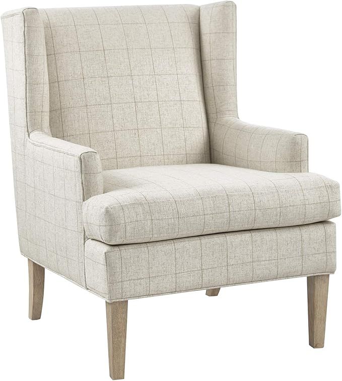 Martha Stewart Decker Accent Chairs-Solid Wood, Wingback, Deep Seating Armchair Living Room Furni... | Amazon (US)