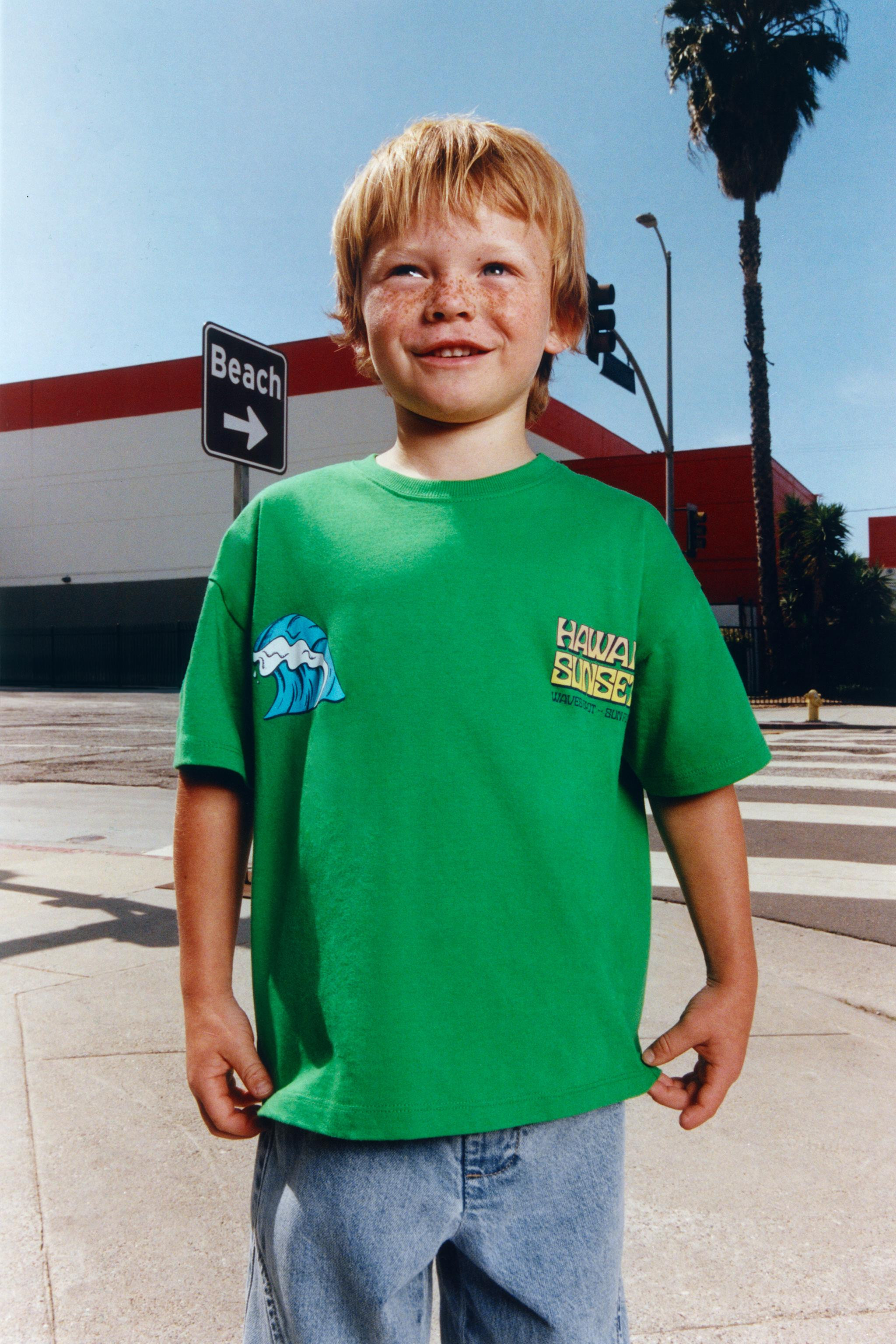 SURF PRINT T-SHIRT | Zara US