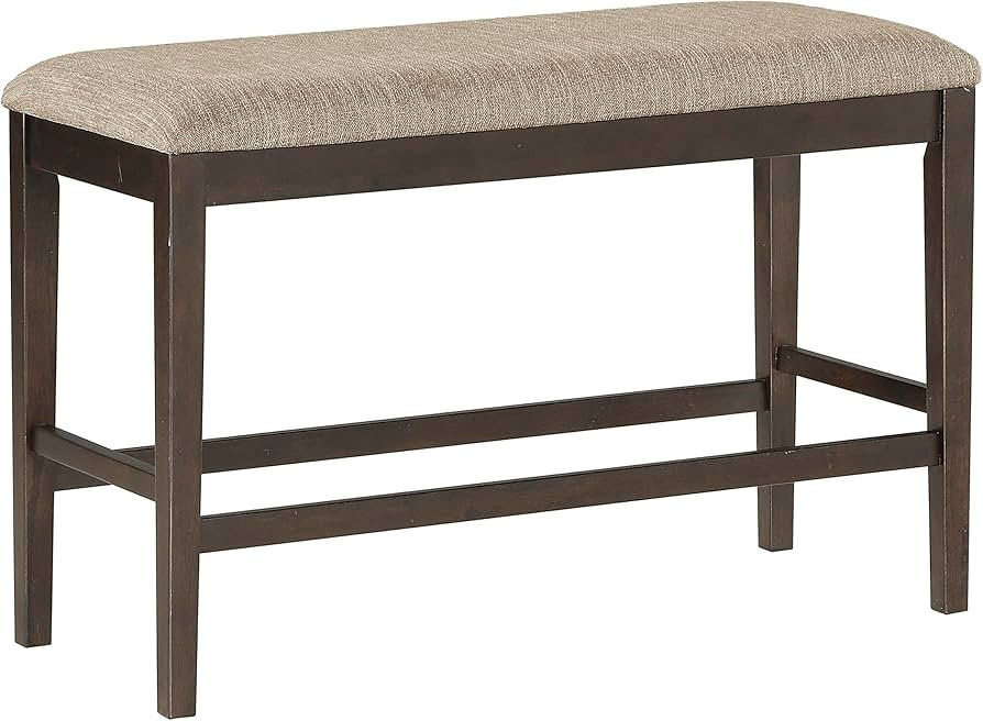 Lexicon Baronscourt Farmhouse Small Entryway Bench - 39 Inch, Upholstered Counter Height Solid Wo... | Amazon (US)
