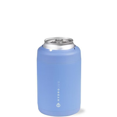 HydroJug Can Cooler – Insulated Stainless Steel Can Cooler Cup with Screw-Top Collar & Rubber Base - Standard 12oz, Light Blue | Target