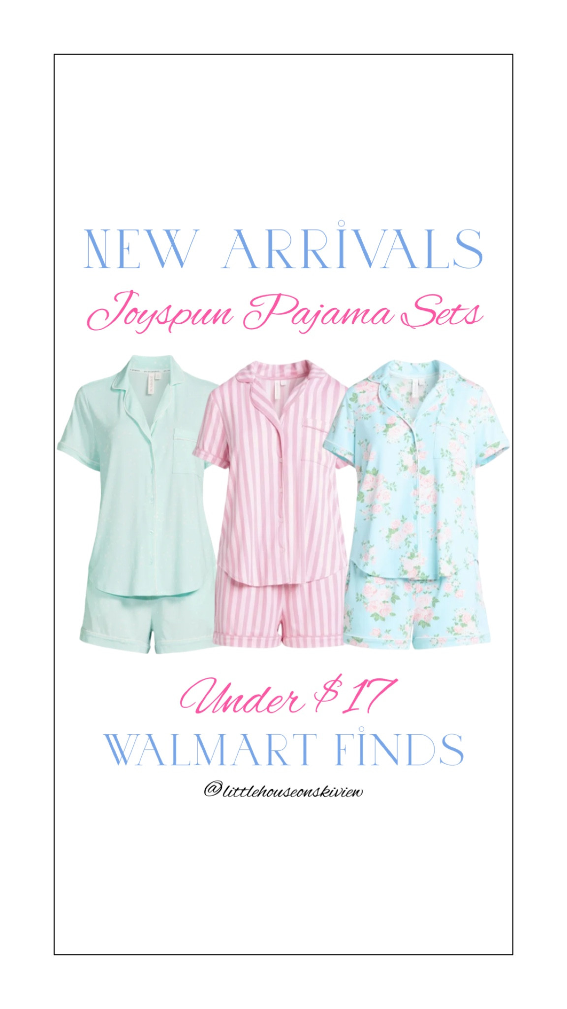 New colors/prints of Joyspun PJ sets available at Walmart!! These are the softest, most affordable pajama sets! Would be a great Mother’s Day gift too! 

#LTKSeasonal #LTKGiftGuide #LTKFindsUnder50