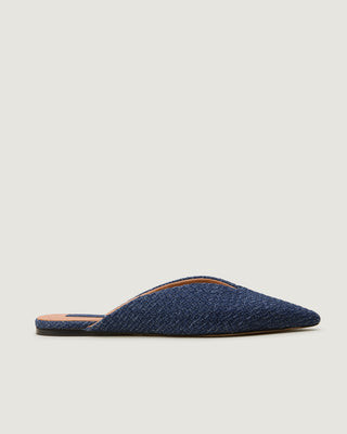Strada Mule Denim | Denim | Naghedi