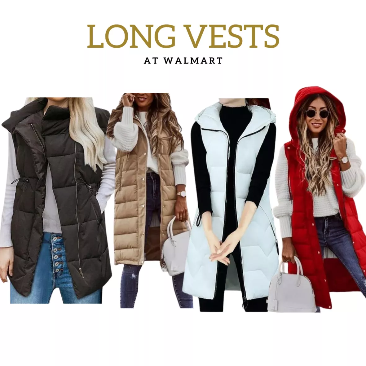 Solid Hooded Vest Puffer Coat curated on LTK