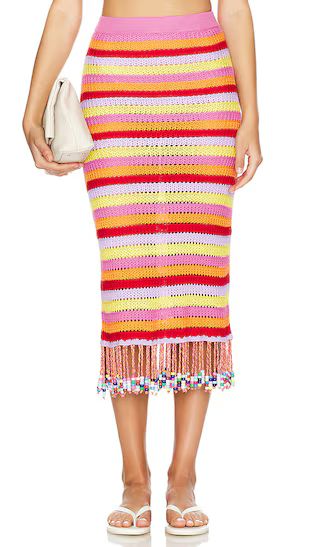 Sally Multicolor Midi Skirt in Multicolor | Revolve Clothing (Global)