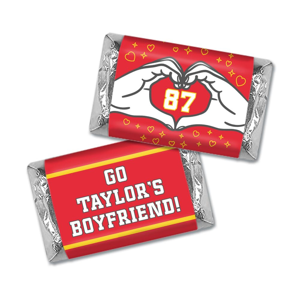 102 Pcs Kelce Swift Football Party Candy Favors Chocolate Miniatures - Go Taylors Boyfriend Team | Amazon (US)