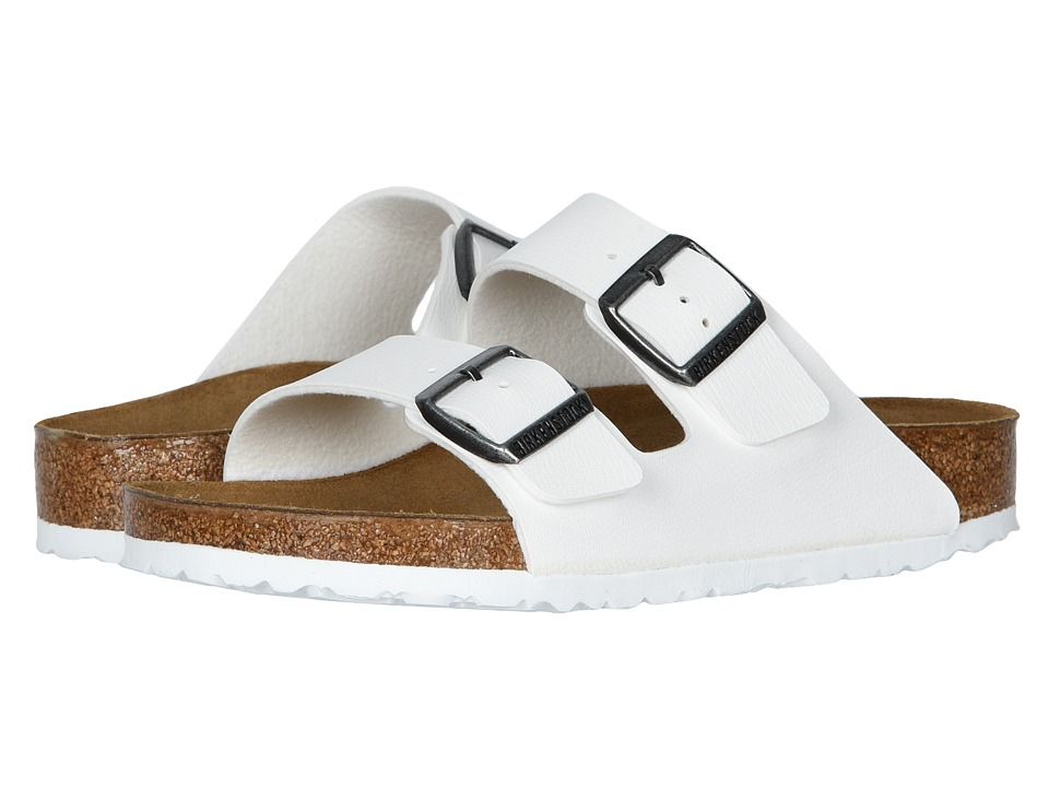 Birkenstock - Arizona (White Birko-Flortm) Sandals | Zappos
