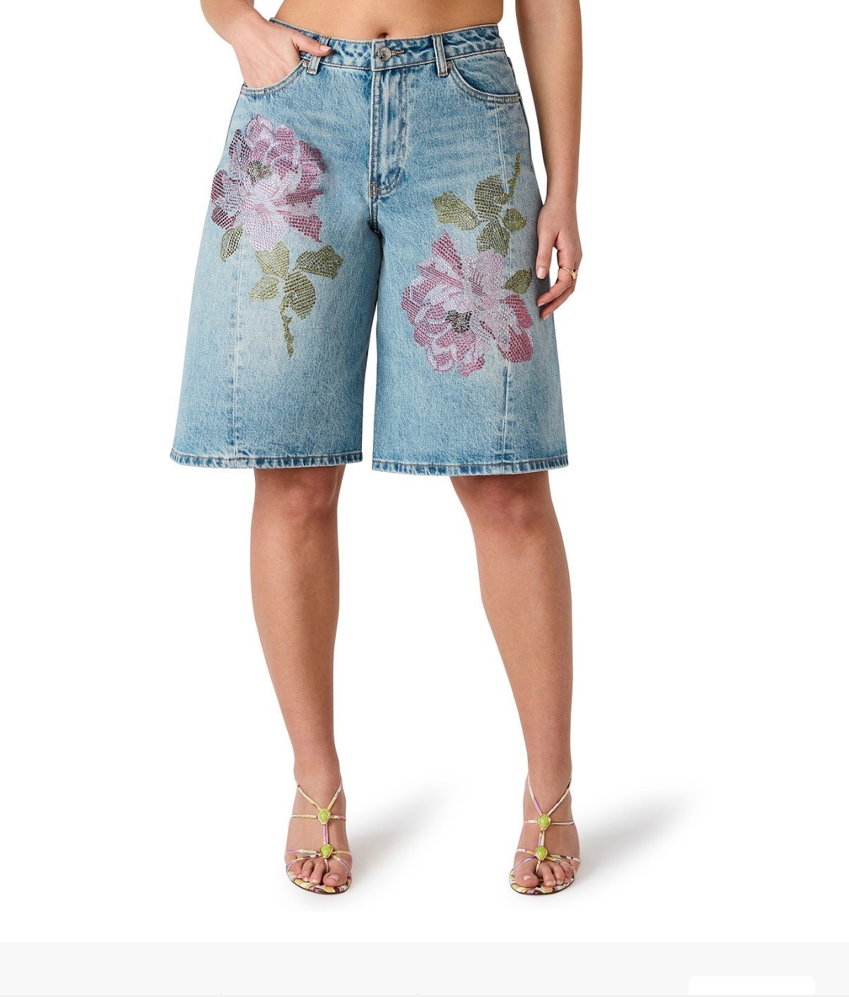 Denim, but make it statement 🌸✨ These floral embellished bermuda shorts are giving elevated casual with just the right amount of edge. Easy to dress up with a heel or keep chic with a flat—either way, they’re doing all the talking 💅🏽

Shop this look in my LTK


floral denim shorts, embellished denim, bermuda shorts outfit, statement denim, summer denim style, elevated casual look, chic summer outfit, over 50 fashion, trendy denim 2026, bold casual style

#LTKPetite #LTKTall #LTKMidsize