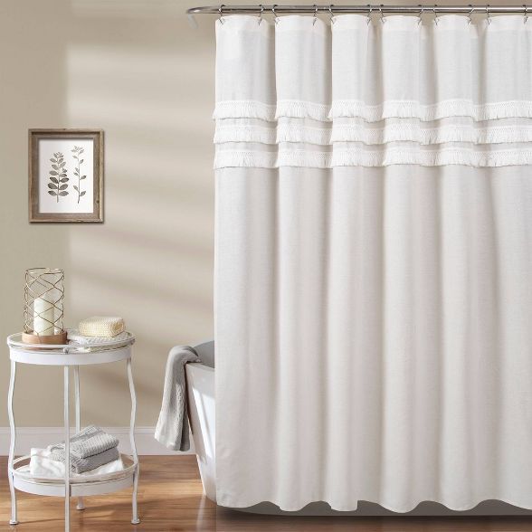 Ciel Tassel Shower Curtain - Lush Décor | Target