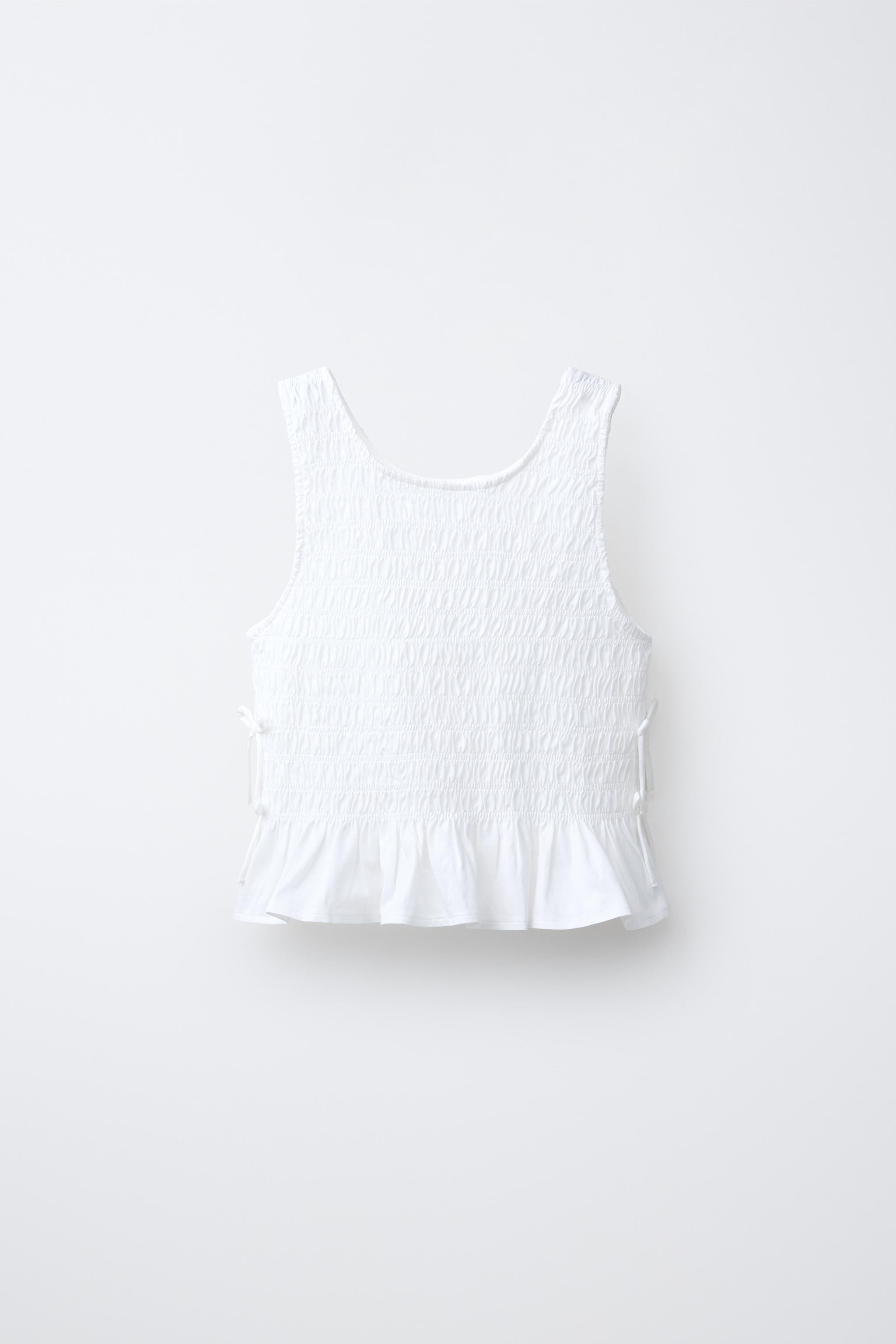 ELASTICIZED TIE TOP | Zara US