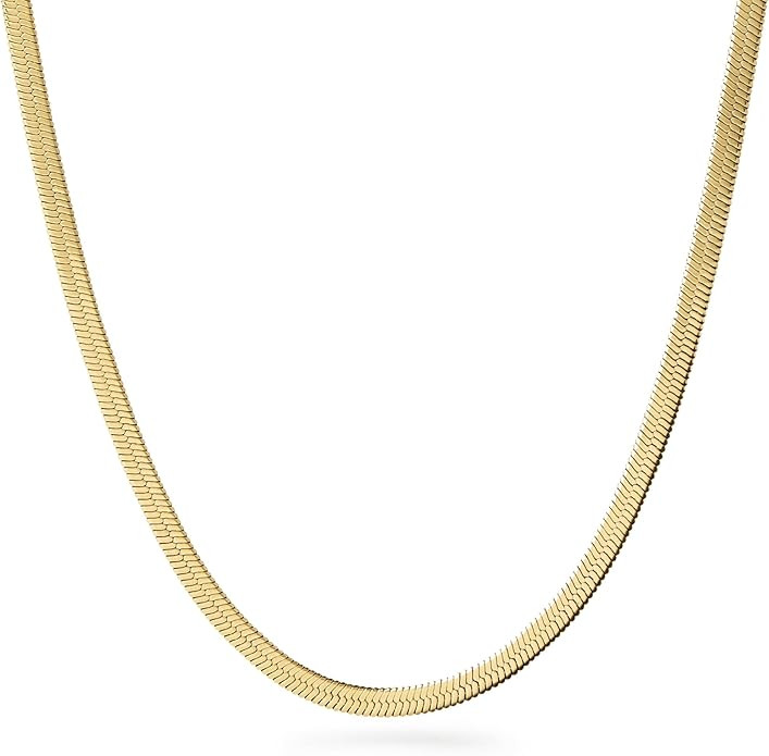 Ana Luisa Jewelry Gold Plated Chain Necklaces for Women - Assorted 14K Gold Plated Styles, Hypoal... | Amazon (US)