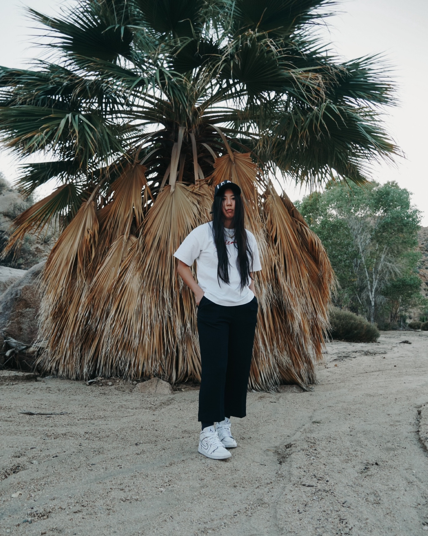 Exploring Joshua Tree. 🌴 
——————————->
#streetwear #joshuatree #streetfashion #palm 

#LTKstyletip #LTKtravel