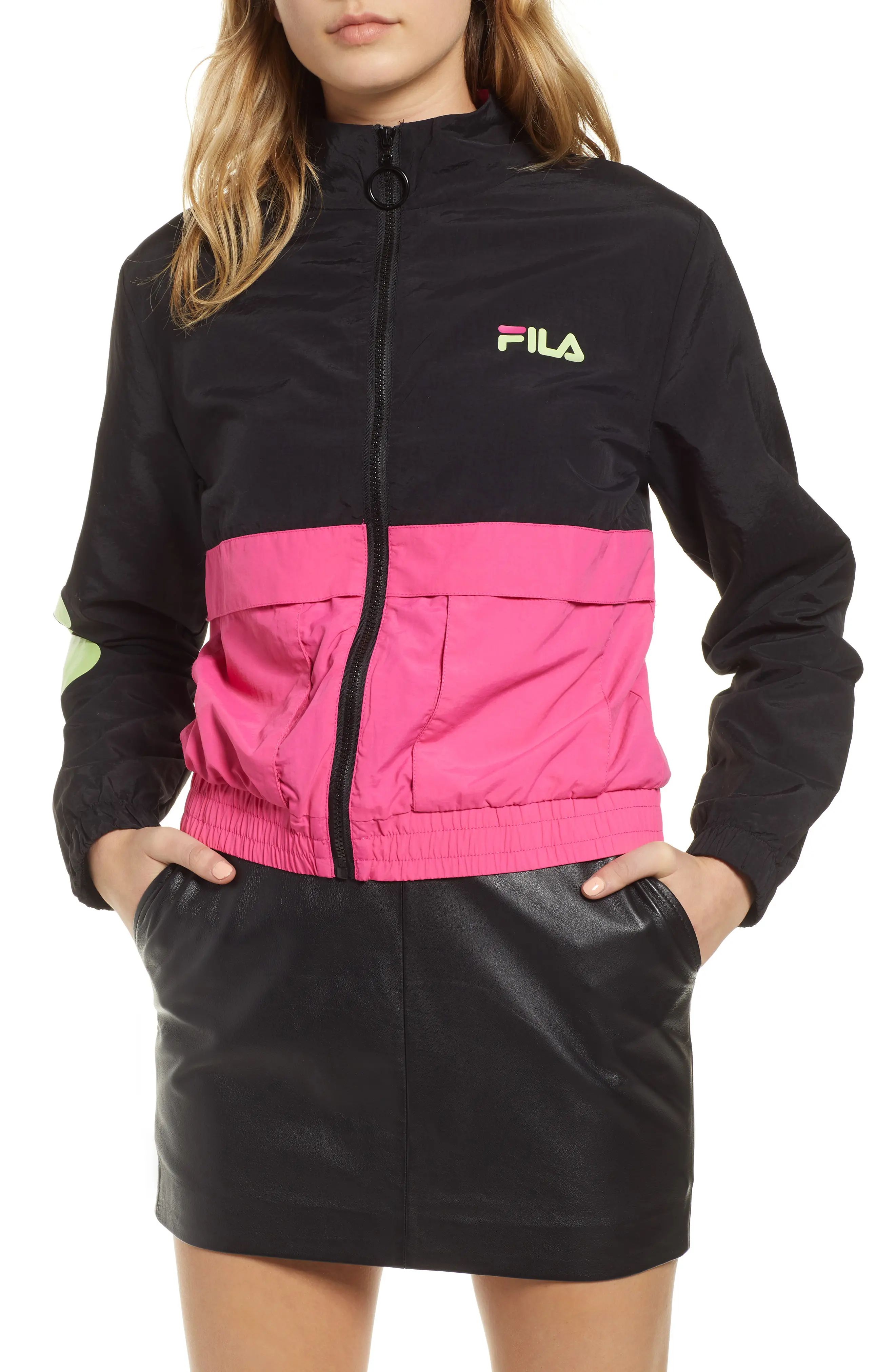 Women's Fila Miguela Colorblock Windbreaker Jacket | Nordstrom