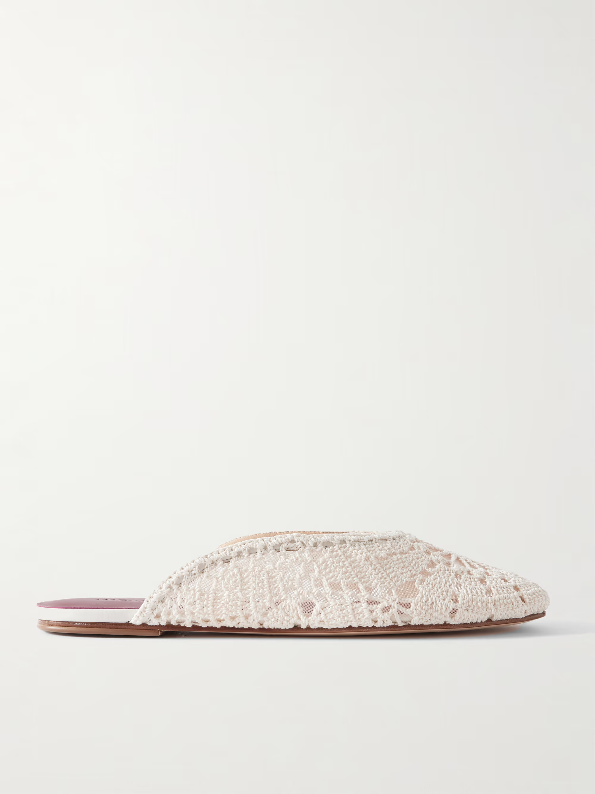 Crocheted mules | NET-A-PORTER (US)