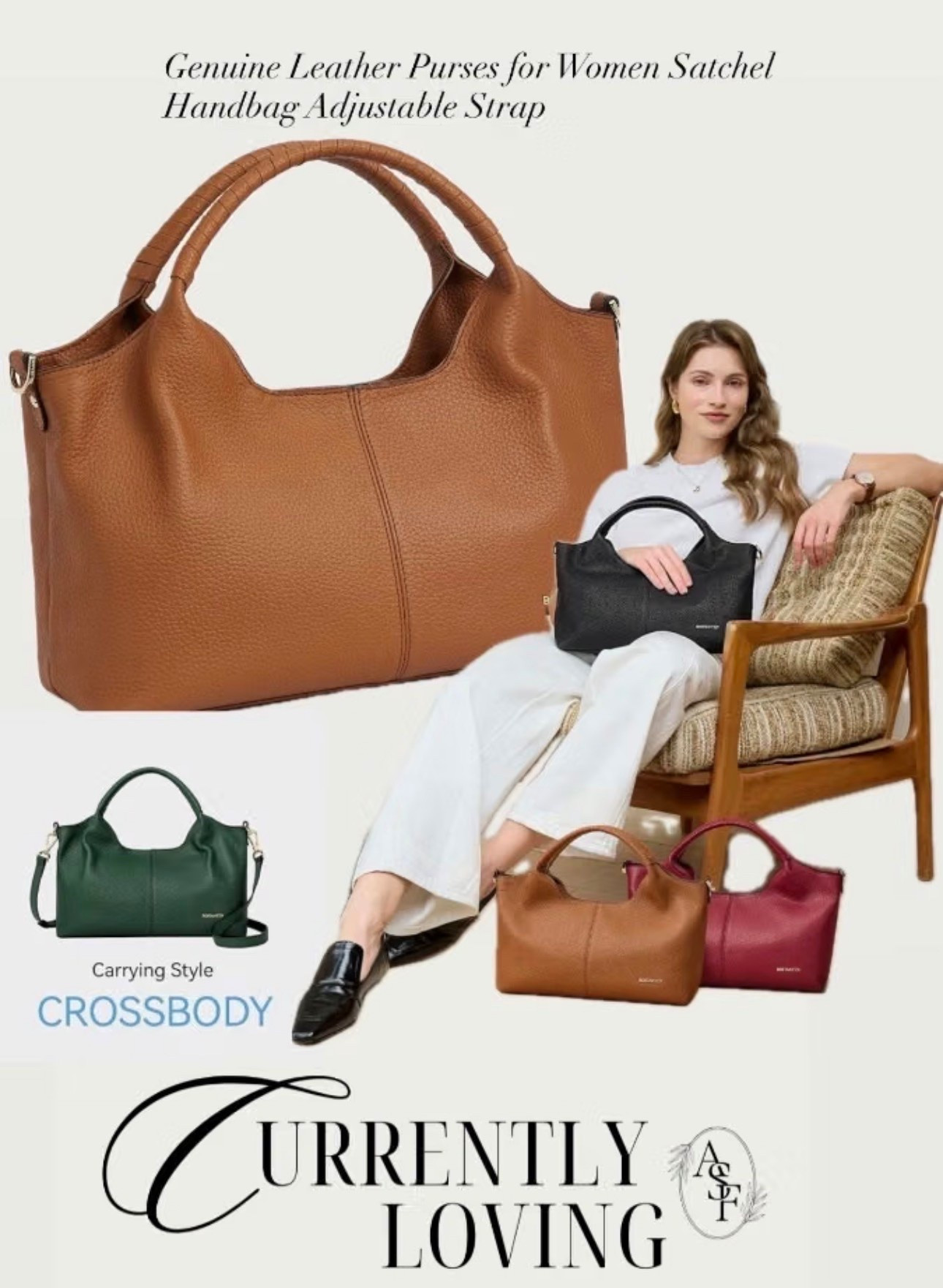 stylish leather handbags. Perfect for every occasion! #HandbagGoals #FashionFinds/ Fall Fashion