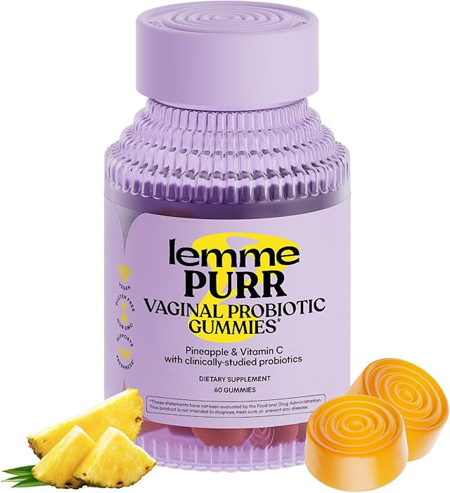 Lemme Purr Vaginal Probiotic Gummies for Women - Balanced pH, Healthy Odor, Yeast Balance & Flora... | Amazon (US)