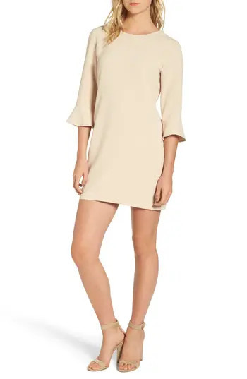 Women's Cooper & Ella Matilda Shift Dress, Size Small - Beige | Nordstrom