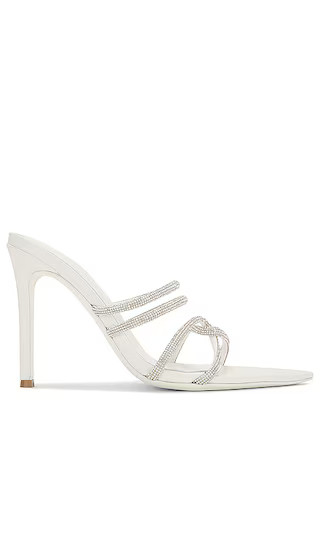 Crystal Mule in White | Revolve Clothing (Global)
