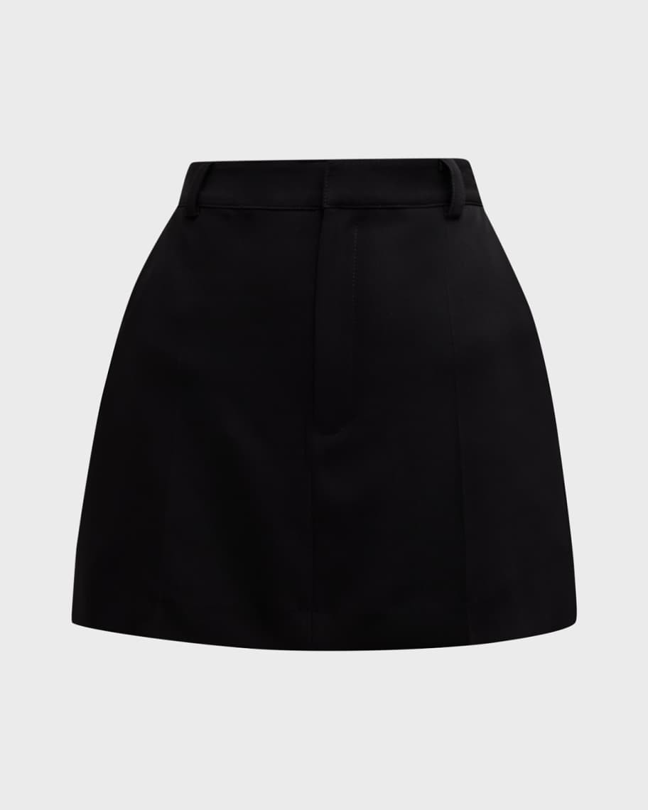 Cinq a Sept Marie Mini Crepe Skort | Neiman Marcus