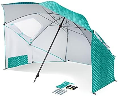 Sport-Brella Vented SPF 50+ Sun and Rain Canopy Umbrella for Beach and Sports Events (8-Foot) | Amazon (US)