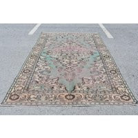 Turkish Rug, Large Vintage Home Decor 76x117 Inches Beige Anatolian Bedroom Rugs, Bohemian Oversize Carpet, 8162 | Etsy (UK)