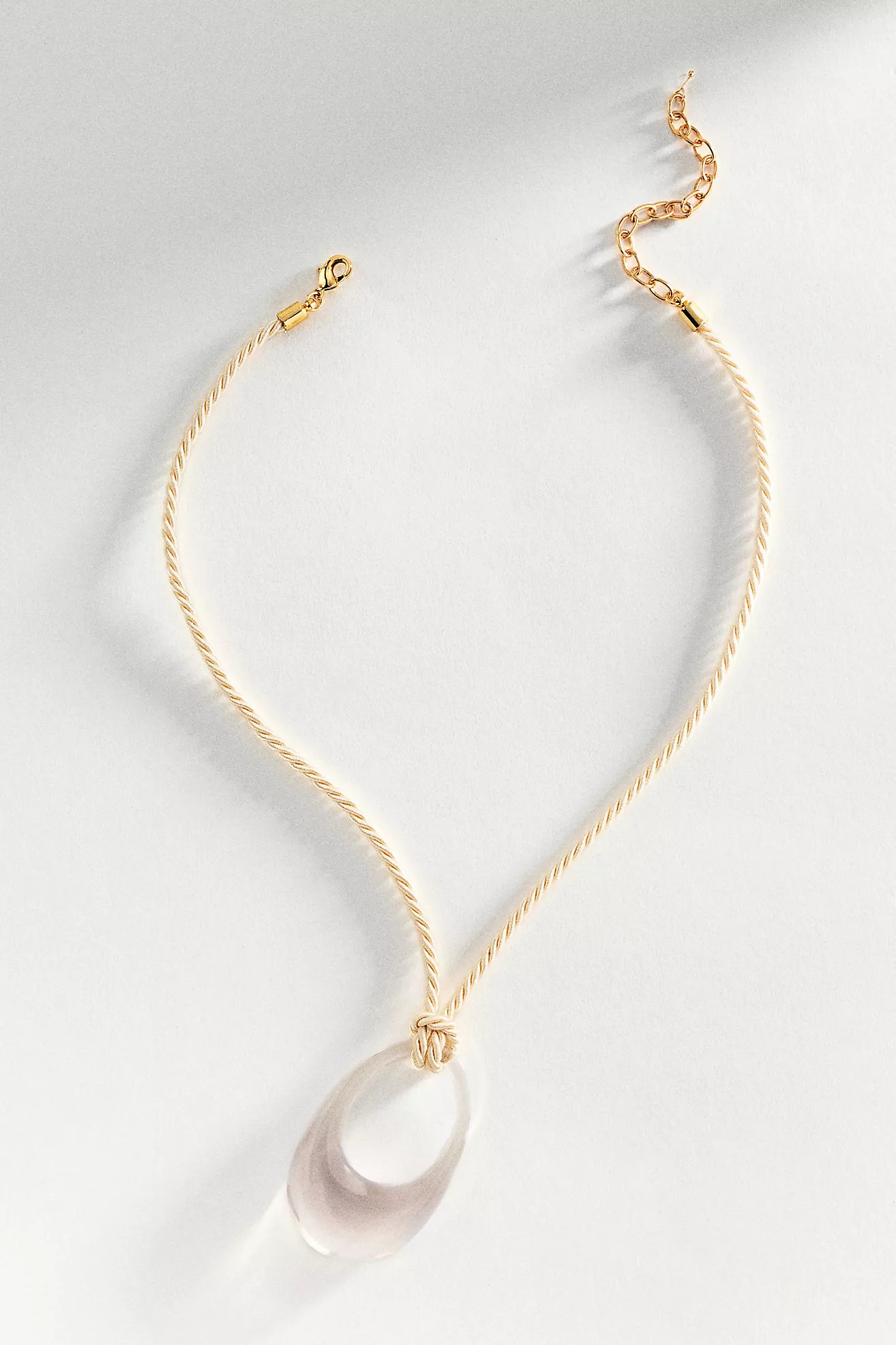 Lucite Pendant Cord Necklace | Anthropologie (US)