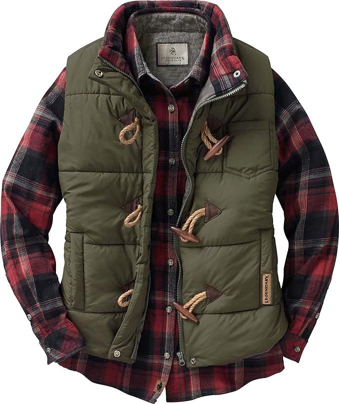 Legendary Whitetails womens Quilted Toggle Puffer Vest | Amazon (US)