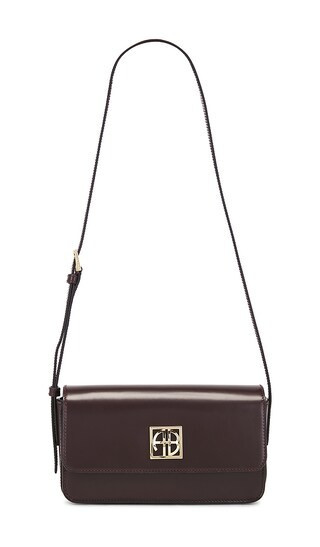ANINE BING Elly Crossbody Bag in High-shine Burgundy. Size all. | Revolve Clothing (Global)