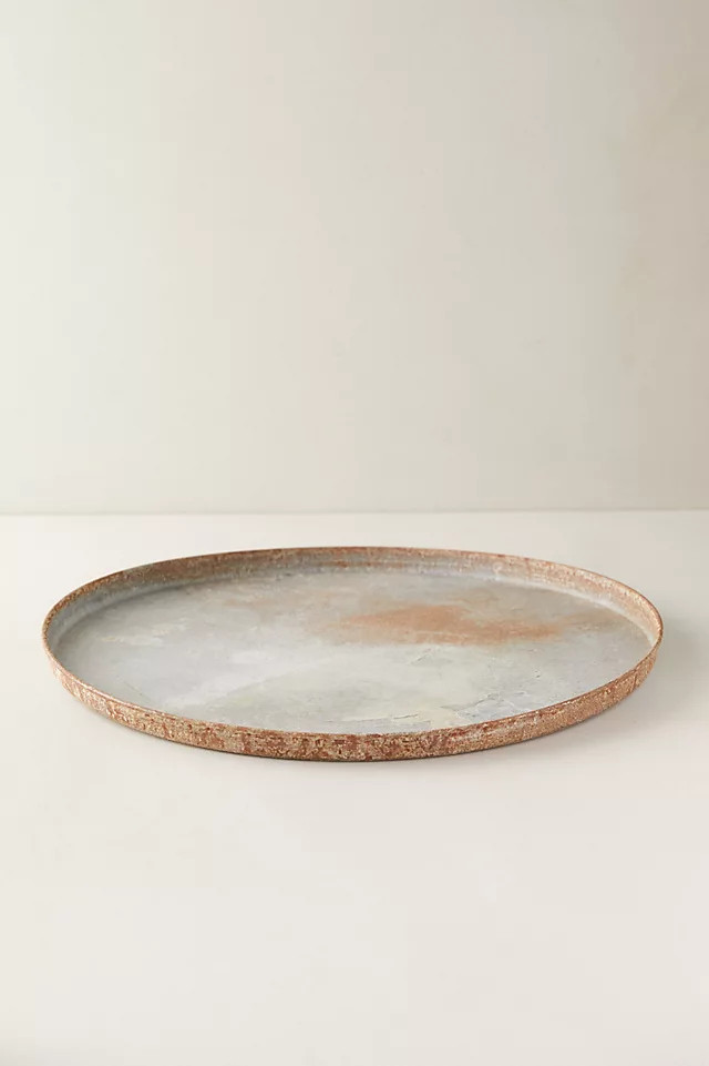 Distressed Zinc Treasure Tray | Anthropologie (US)