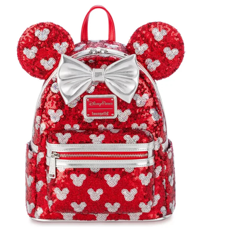 Disney Parks Minnie Mouse Sequined Loungefly Mini Backpack New With Tag | Walmart (US)
