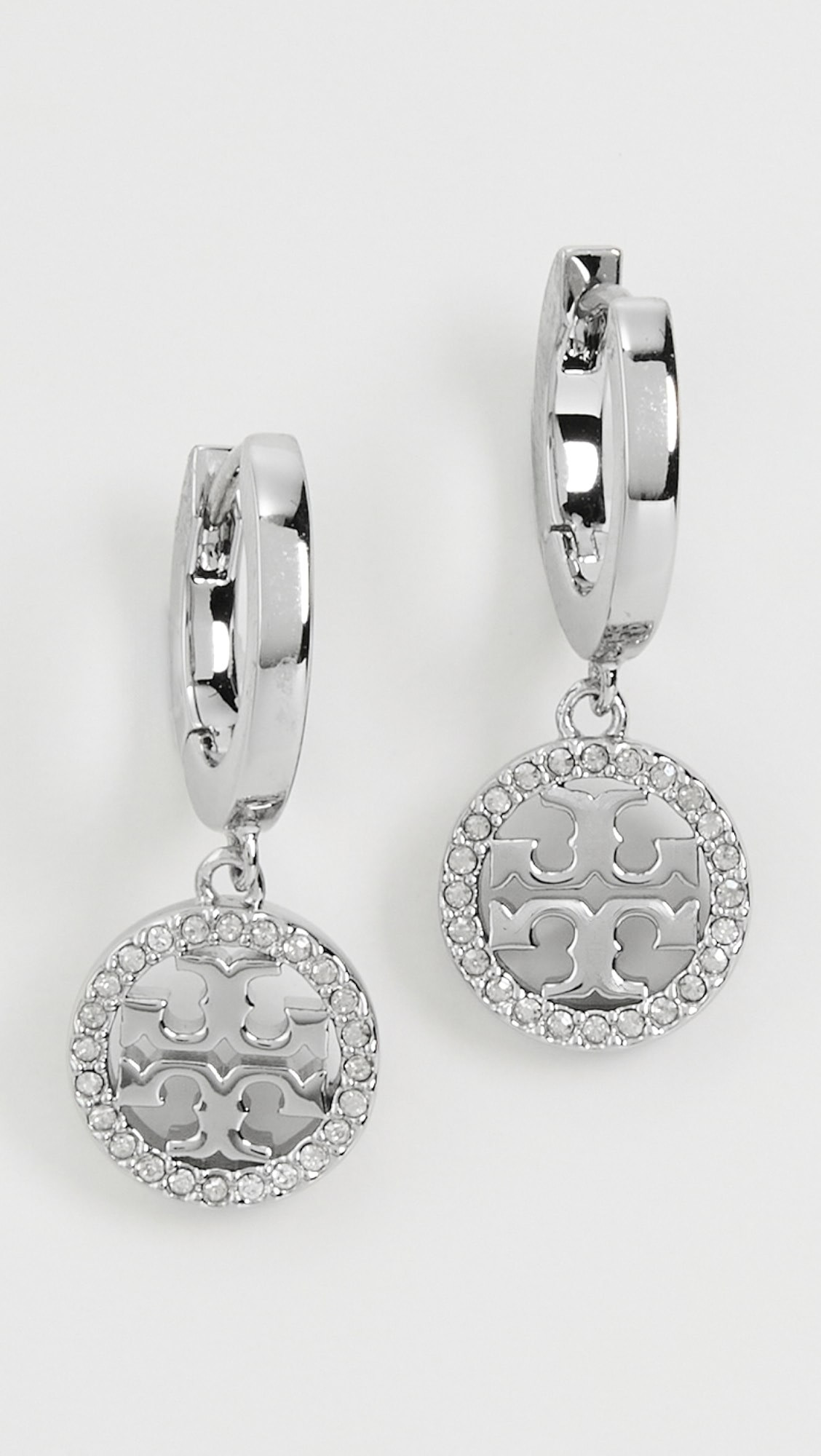 Icon Pavé Clip-On Hoop Earrings | Shopbop