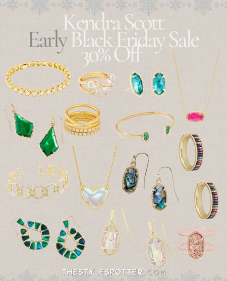 Kendra Scott Black Friday Sale Alert 🚨 
30% Off Best Sellers including Earrings, Rings, Necklaces, and Bracelets. The perfect gift for her or a little treat to yourself. Shop the top sale picks 👇🏼 

#LTKHoliday #LTKCyberweek #LTKGiftGuide