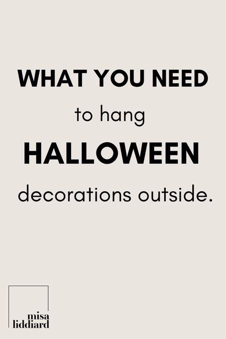Look! This is what worked best for me. Windows and gutters are your best friend. Trying to attach anything to stone or wood was a no-go for me. So try to plan your install around the hard surfaces. Happy decorating!

#LTKhome #LTKHalloween #LTKSeasonal