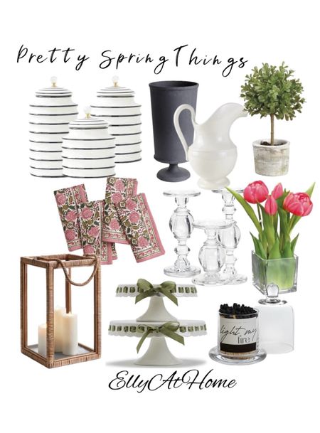 Pretty spring decor from the House of Blume! Shop home decor accessories, vases, florals, cake plates, candleholders, napkins, canisters. Gift ideas for Mother’s Day. 

#LTKfindsunder50 #LTKGiftGuide #LTKhome