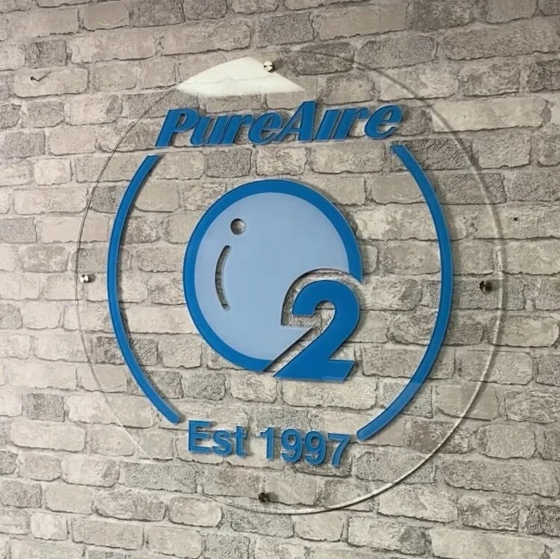 Custom Round Acrylic Sign! Turn Your Logo Into A Round Acrylic Sign Perfect for Salon Spa, Busine... | Etsy (US)