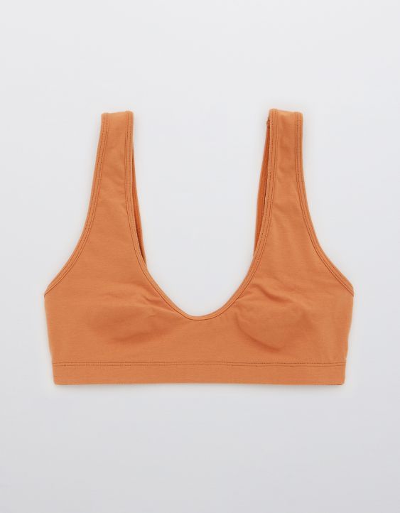 Aerie Cotton Scoop Bralette | American Eagle Outfitters (US & CA)