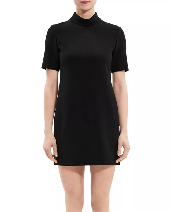 Short Sleeve Roll Neck Mini Dress | Bloomingdale's (US)