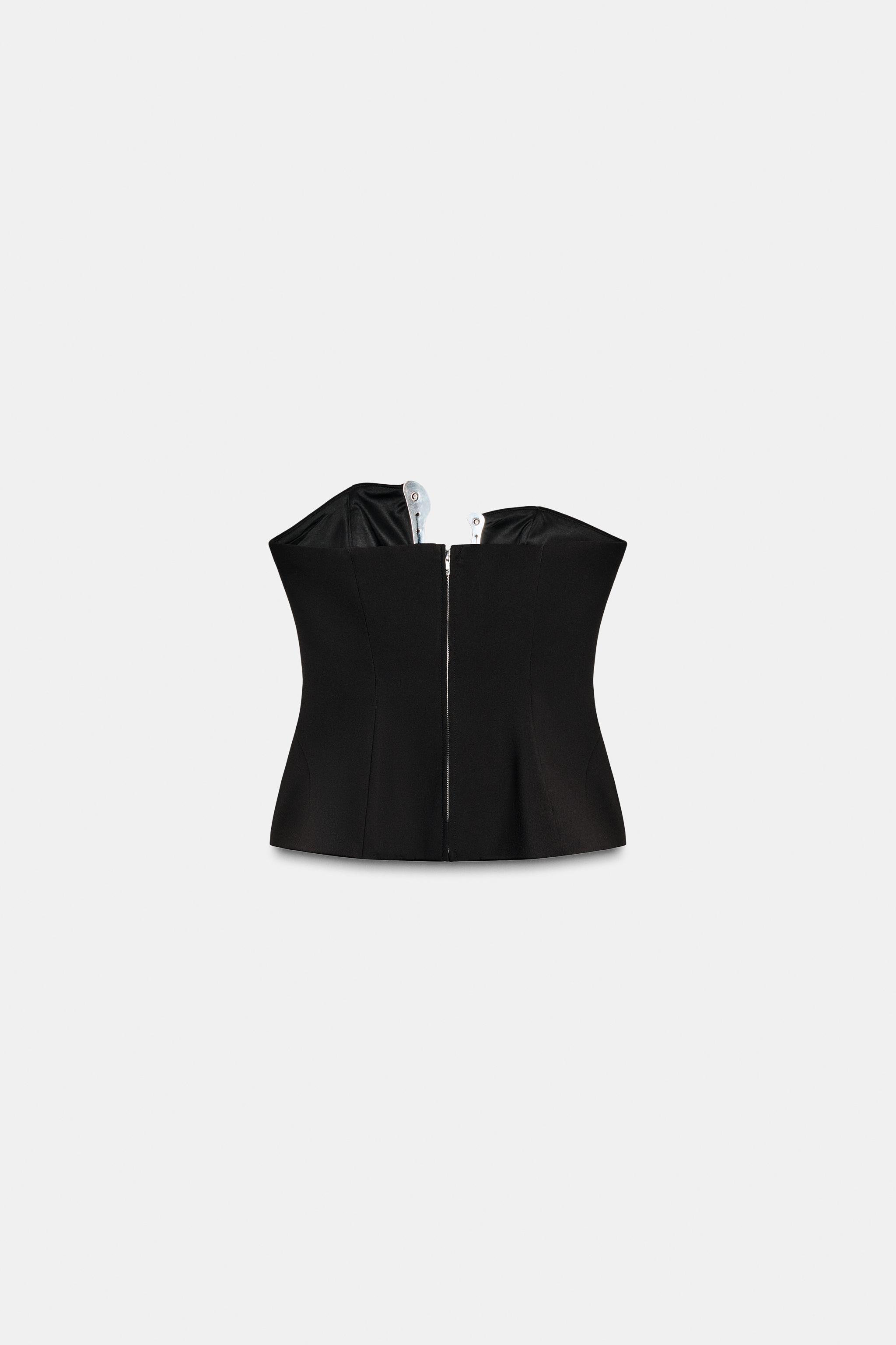 SPARKLING BANDEAU TOP | Zara UK