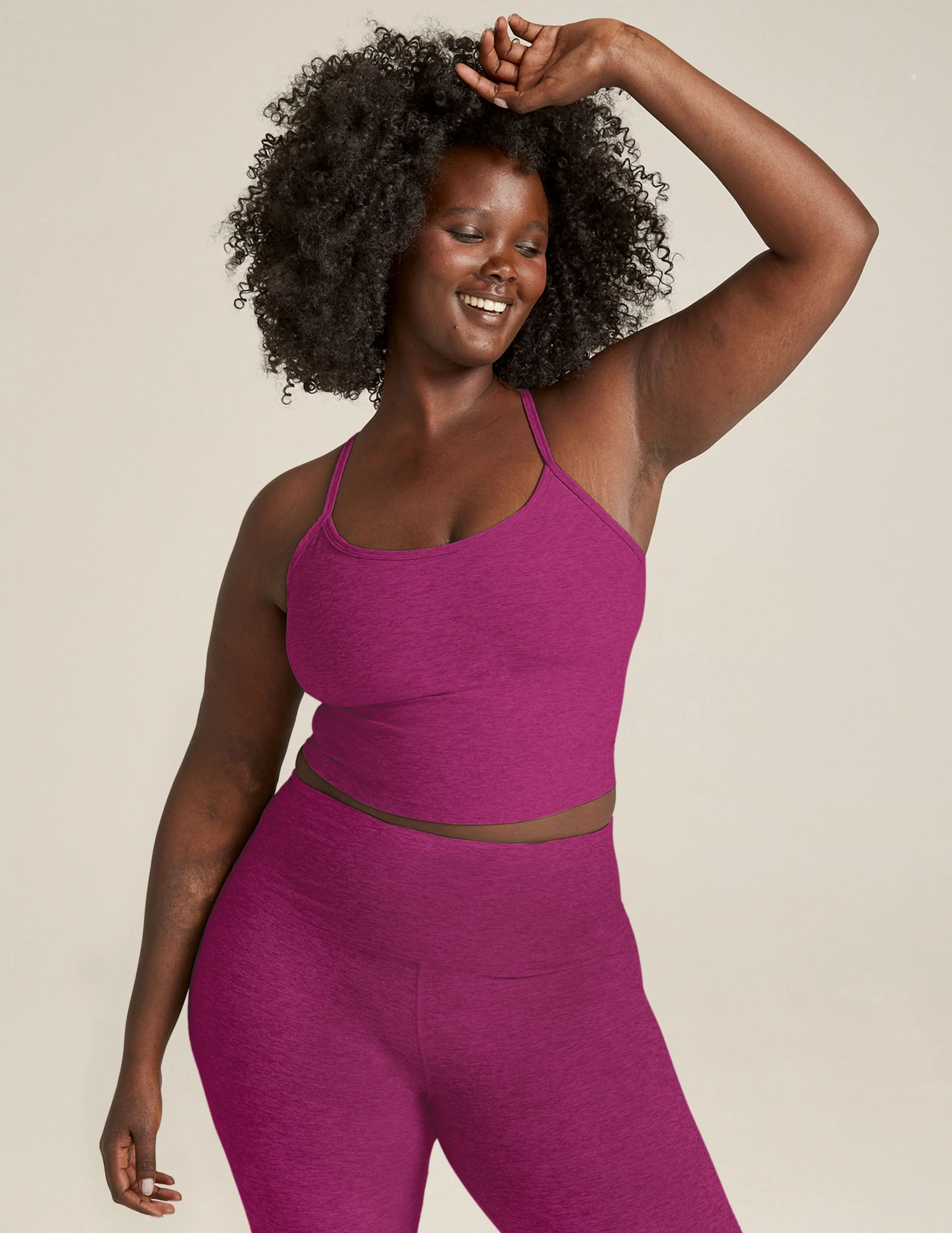 Spacedye Slim Racerback Cropped Tank | Beyond Yoga | Beyond Yoga