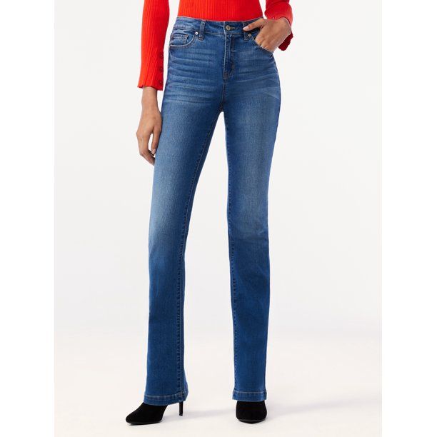 Scoop Women's Memphis Slim Bootcut Jeans - Walmart.com | Walmart (US)