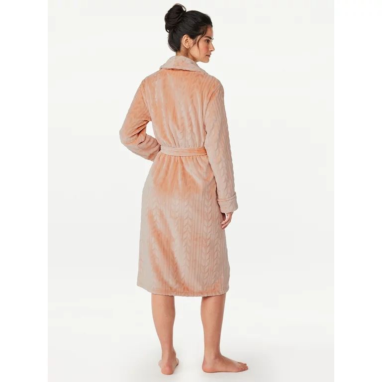 Joyspun Women's Plush Sleep Robe, Size S to 3X | Walmart (US)