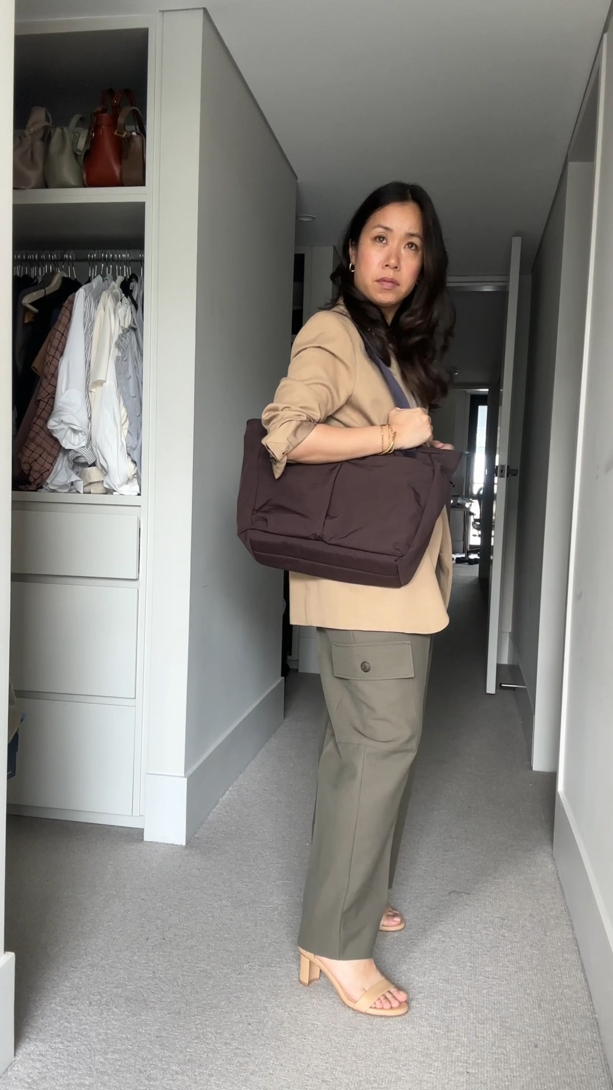 Size XS in the tank, size 0 in the tan blazer, size S in the cargo pants, use “SARAHFLINT-CCVIRGINIA1” for 15% off! 

#LTKVideo #LTKSeasonal #LTKworkwear