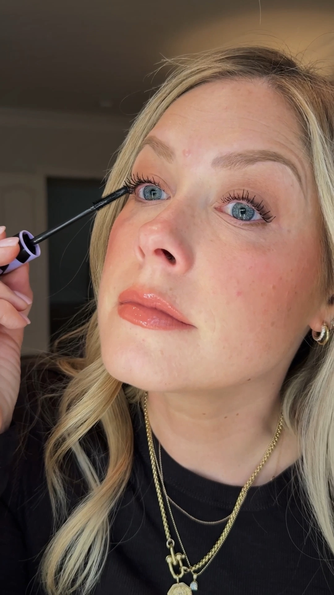 This new mascara is extremely effective! I love a tubing mascara because there are no flakes  